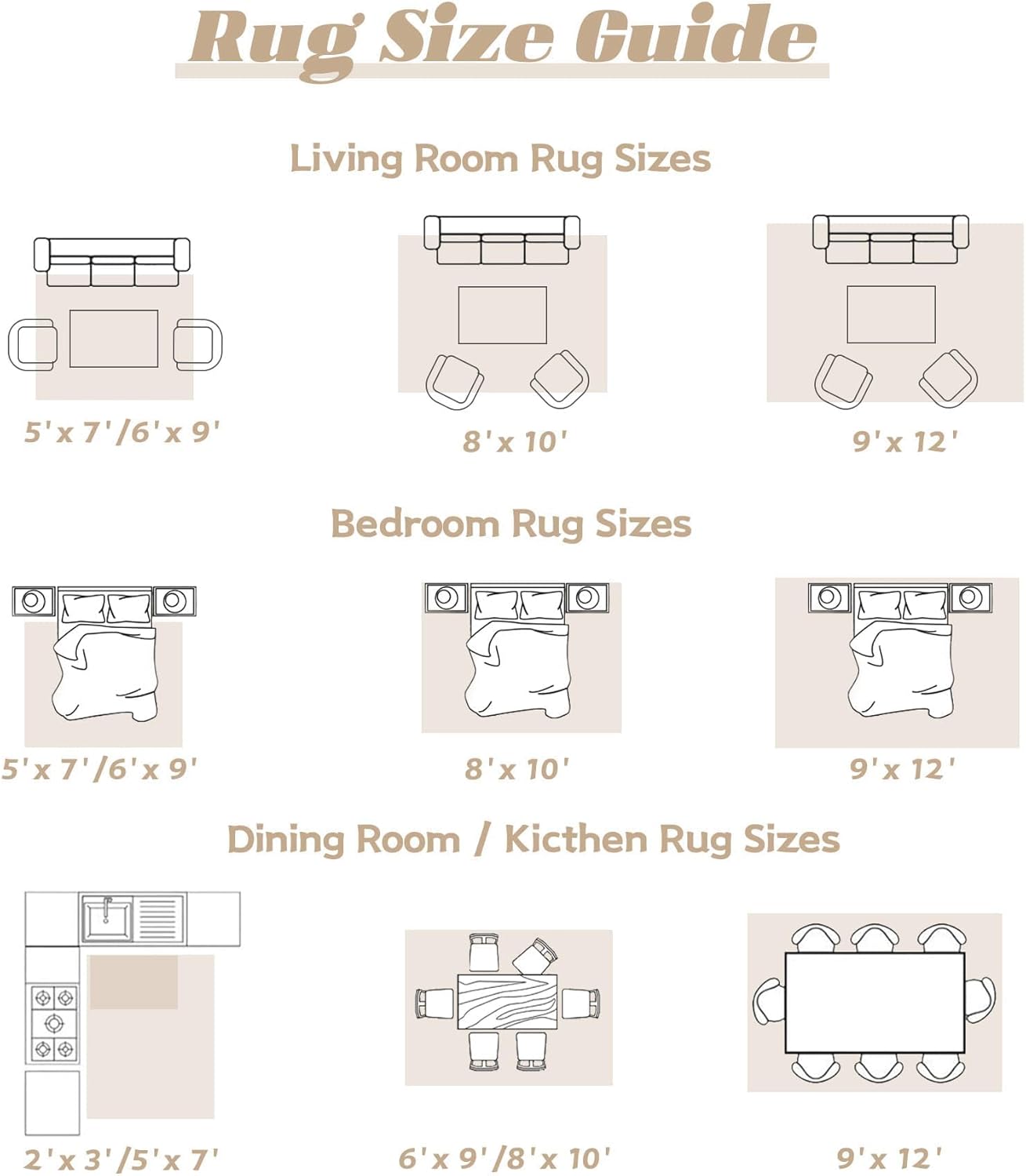 Area Rug 8x10 Washable Rug, Vintage Boho Medallion Rugs Non-Slip Soft Low Pile Large Distressed Rug Indoor Retro Carpet for Living Room Bedroom Dining Room Office Children's Room(Beige, 8'x10') - Image 8